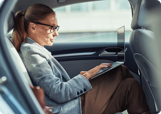 Seamless chauffeur journey