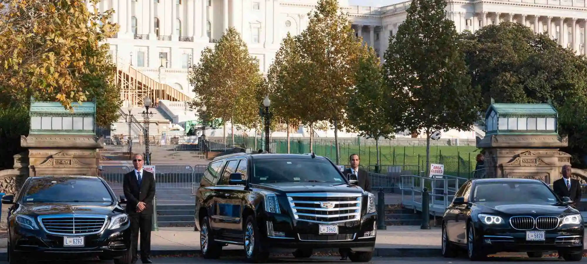Genius Limo chauffeured fleet at the U.S. Capitol