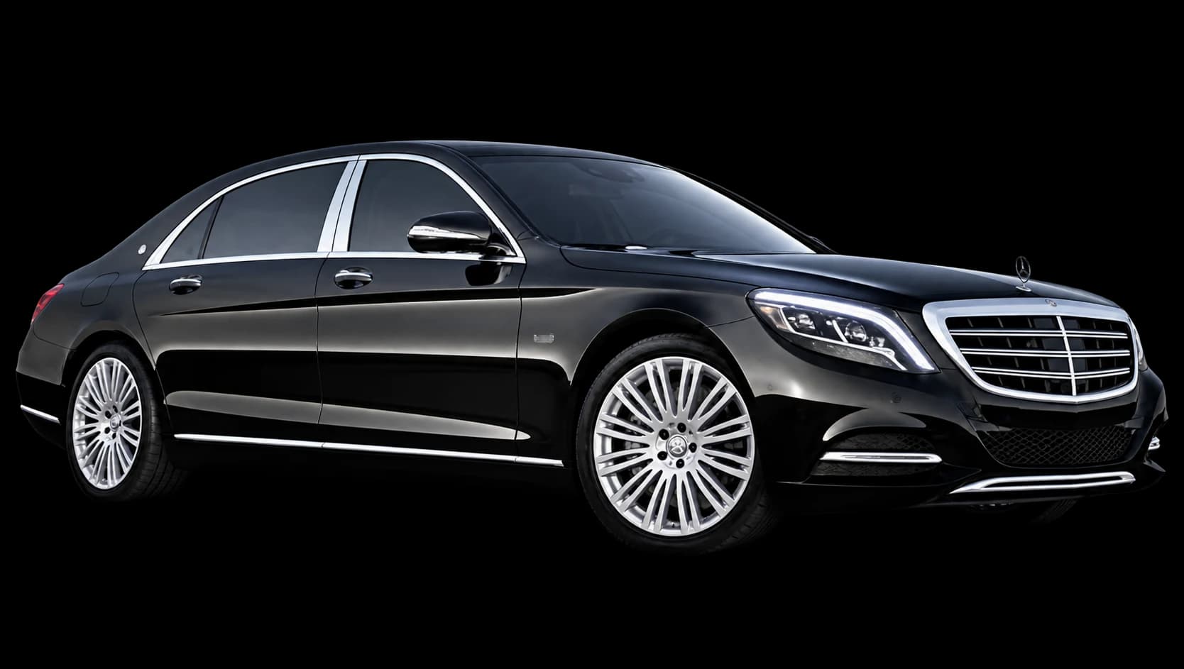 Black Mercedes-Benz S-Class Premium Sedan