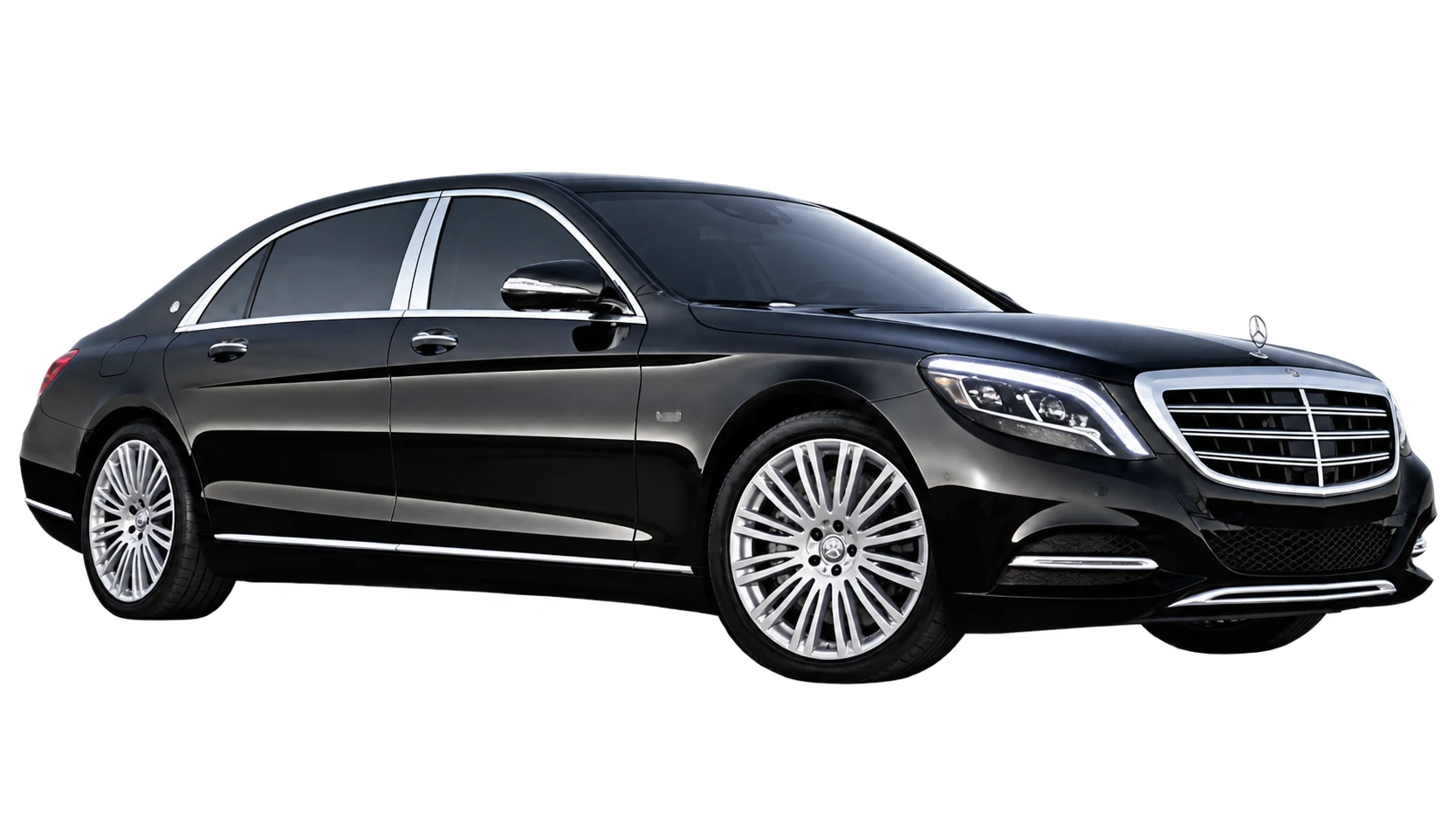 Black Mercedes-Benz S-Class Premium Sedan