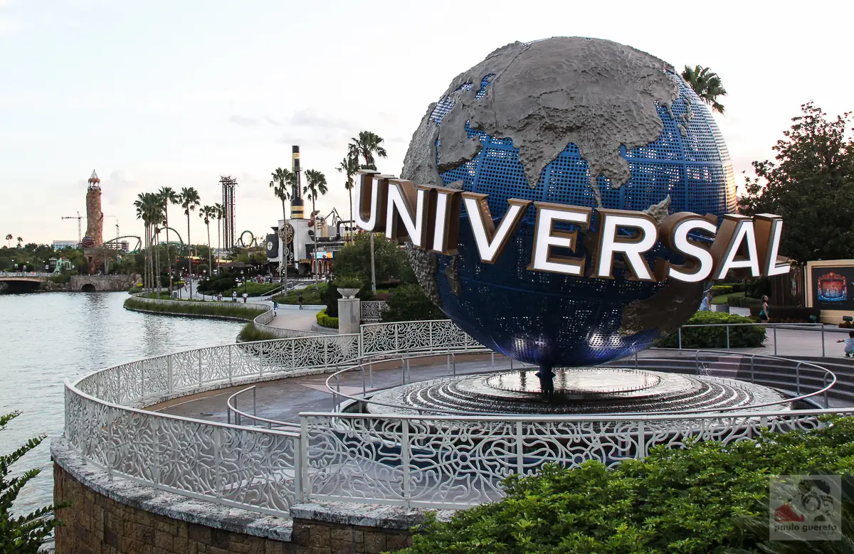 The Universal globe at Universal Orlando Resort